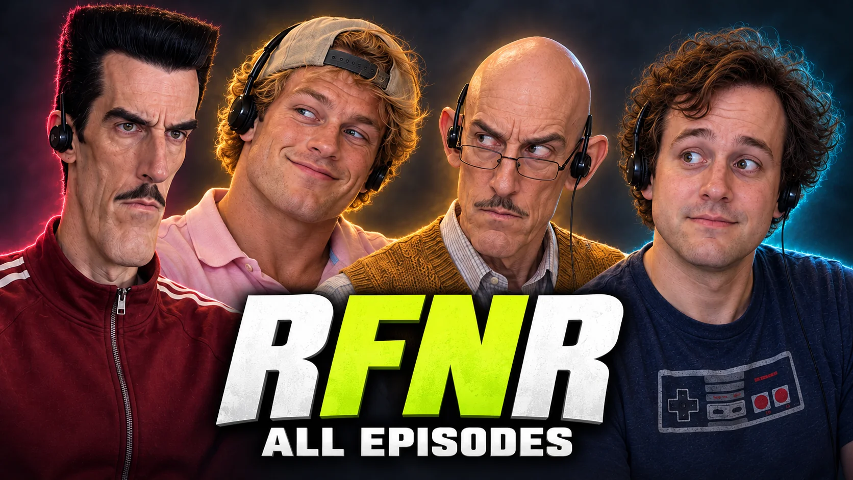 Captain, Brock, Martin and Eddie — the Ranked For No Reason squad